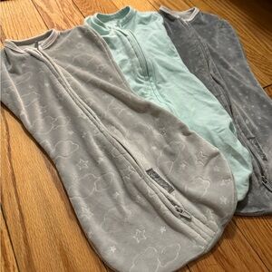 SwaddleMe by Ingenuity Compression Swaddle Pod, Two-Way Zipper 0-2 Months